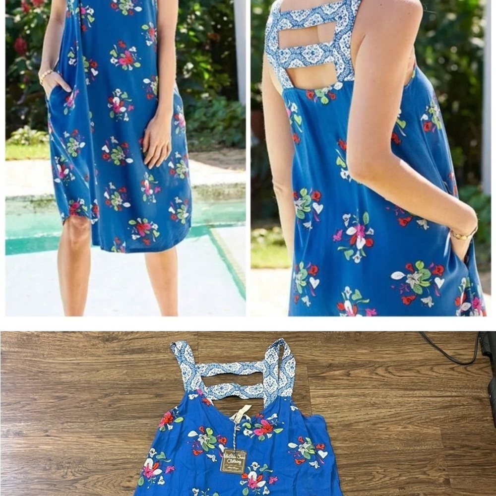 Matilda Jane Blue Floral Midi Dress